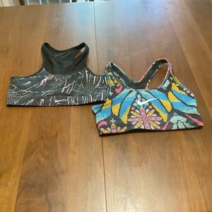 Nike Women's Multicolor and Black Sports Bras